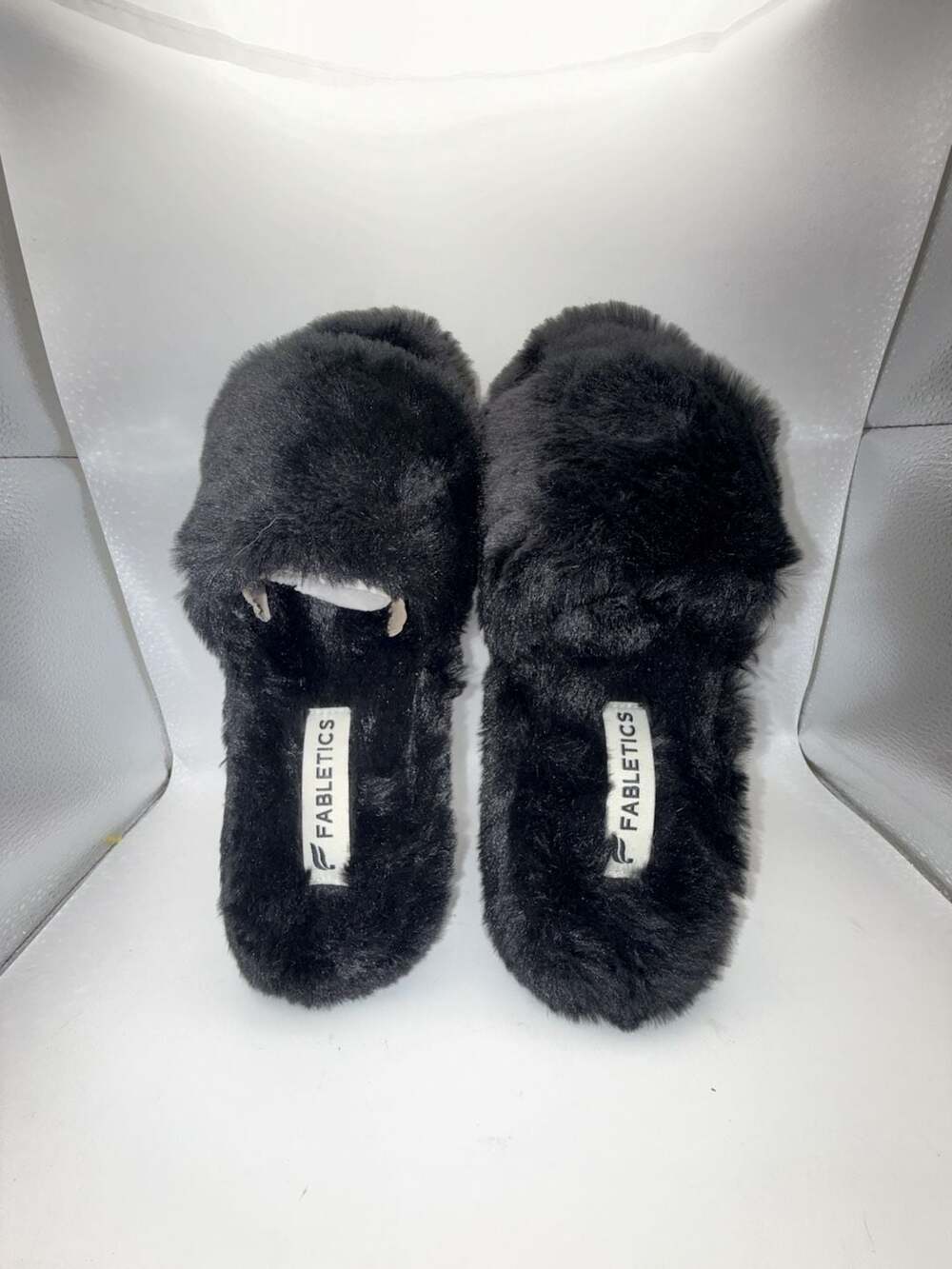 Fabletics Snug Strap Faux Fur Slide Slippers